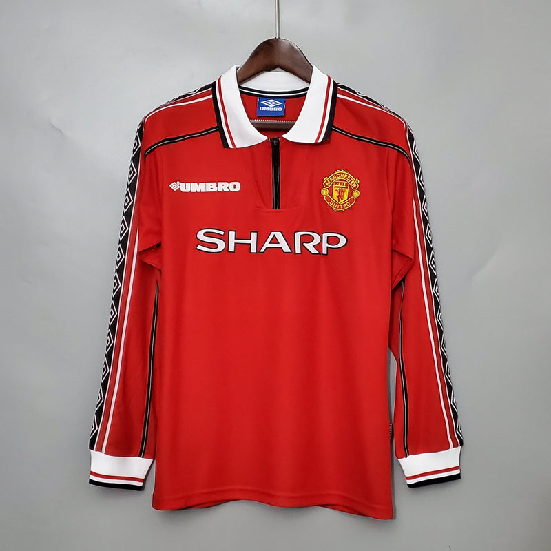 MANCHESTER UNITED I 98/99 HOMEM (RETRO) MANGA LARGA