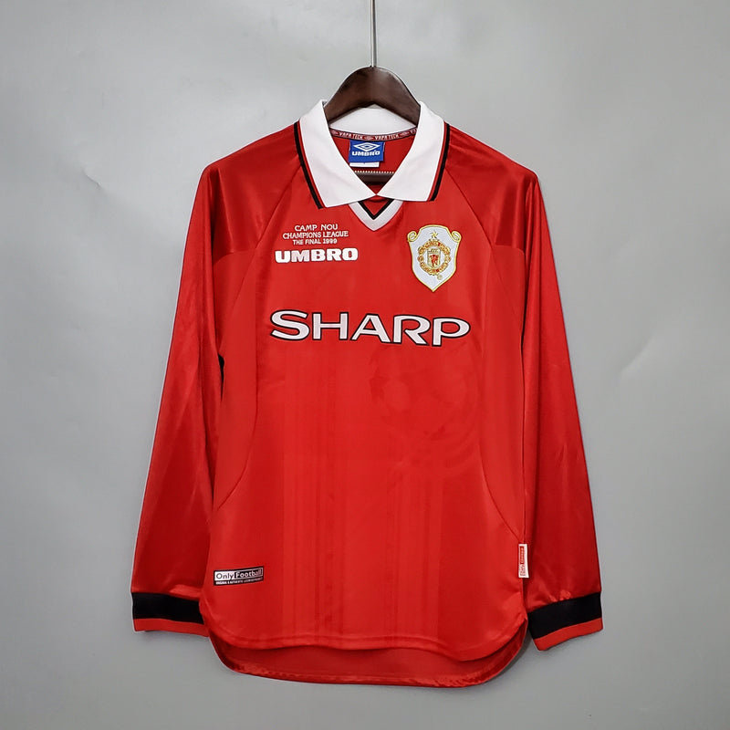 MANCHESTER UNITED I 99/00 HOMEM (RETRO) MANGA LARGA