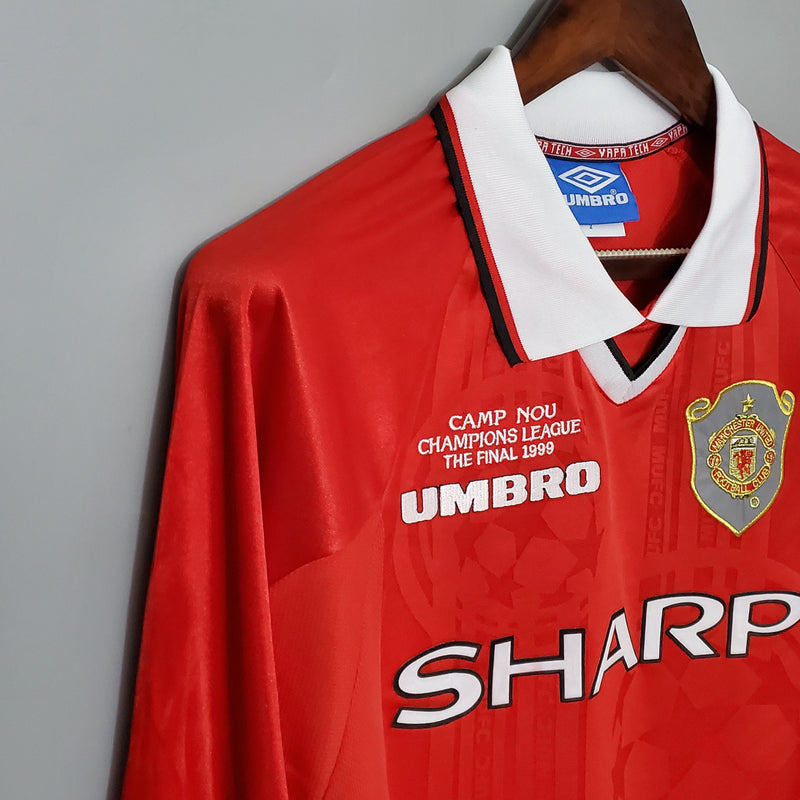 MANCHESTER UNITED I 99/00 HOMEM (RETRO) MANGA LARGA