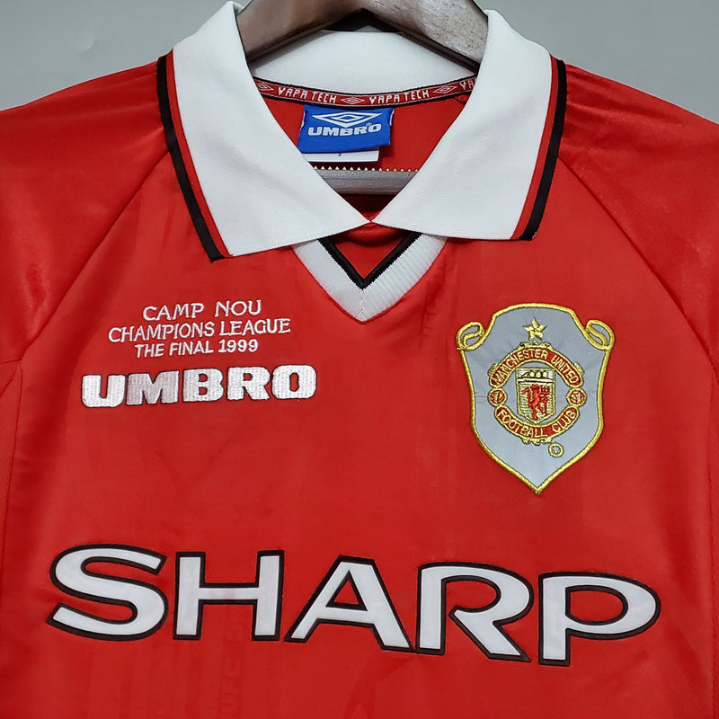 MANCHESTER UNITED I 99/00 HOMEM (RETRO) MANGA LARGA